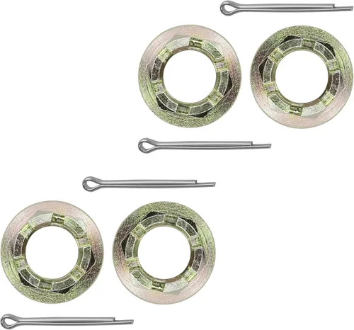 Vista 6 de Caltric Tuerca de castillo para rueda delantera y trasera compatible con Arctic Cat Prowler HDX 700 XT 2011-2015 4x