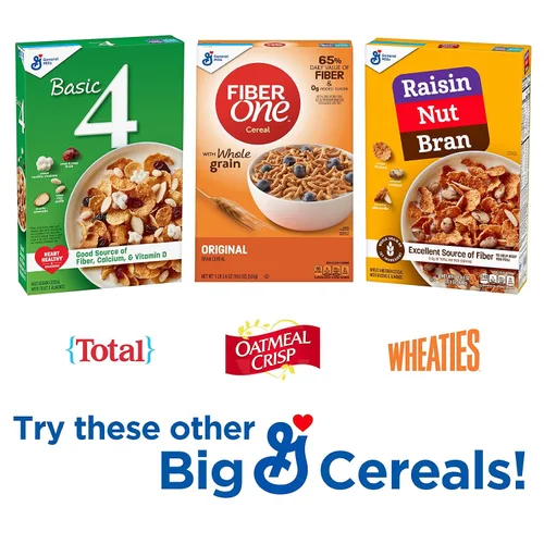 Vista 7 de Raisin Nut Bran Cereal crujiente de avena 19.7 OZ Pack de 6