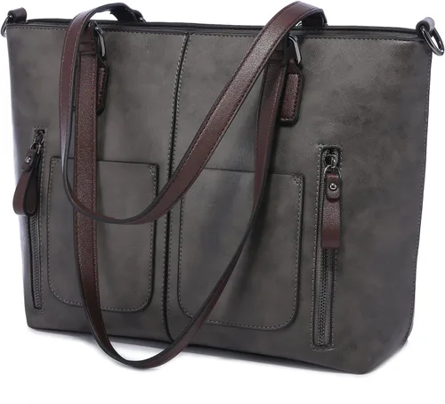 Vista 11 de LOVEVOOK Carteras Bolso Tote para Mujer, Bolsos Grandes de Hombro, Bolsas de Trabajo de Cuero con Múltiples Bolsillos, Bolso Satchel Hobo