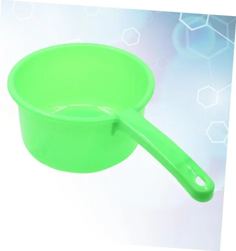 Vista 8 de SHOWERORO Cucharón de agua de plástico con mango largo para baño de cocina y riego de plantas, cuchara versátil para uso doméstico