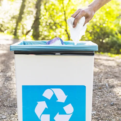 Vista 5 de Paquete de 3 bandas elásticas para cubos de basura, bandas elásticas duraderas para latas de basura de 13 a 30 galones, bandas elásticas para bolsas