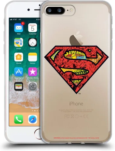 Vista 57 de Head Case Designs Officially Licensed Superman DC Comics Collage 80th Anniversary Gel Case [Military Grade Protection] Compatible with Apple iPhone