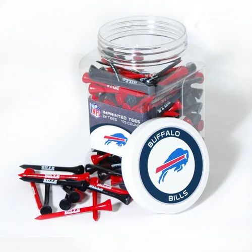 Vista 29 de Team Golf NFL Buffalo Bills Jar Of 175 Golf Tees 2-3/4" Golf Tees, 175 Pack, Regulation Size, Multi Team
