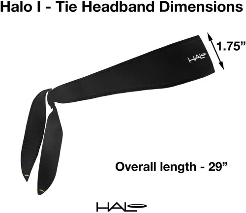 Vista 2 de Halo Headband AIR Series Sweatband Halo I Tie Version