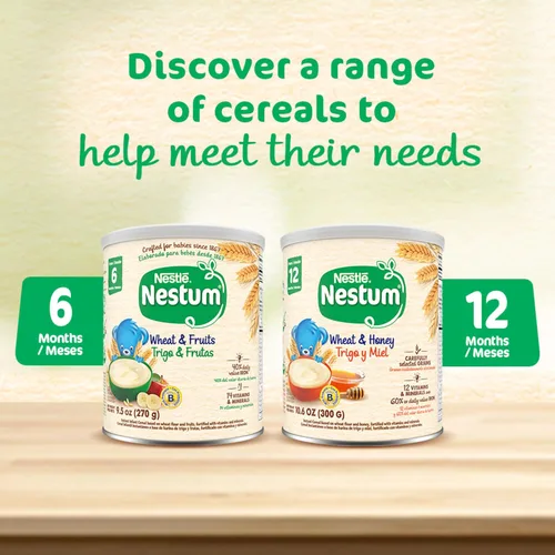 Vista 5 de Nestle Nestum Cereal infantil, 5 cereales, 10.6 onzas (paquete de 12)