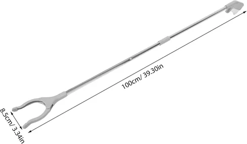 Vista 9 de Hemobllo 2pcs 39-inch Foldable Grabber Reacher Tool Lightweight Trash Picker Stick for Elderly Seniors Mobility Support and Daily Use