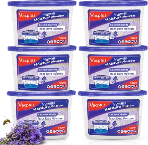 Vista 16 de Vacplus Absorbedor de humedad, 10.5 onzas, fuerte absorción, carbón