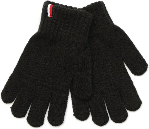 Vista 3 de Tommy Hilfiger Conjunto de sombrero y guantes de cable para niños