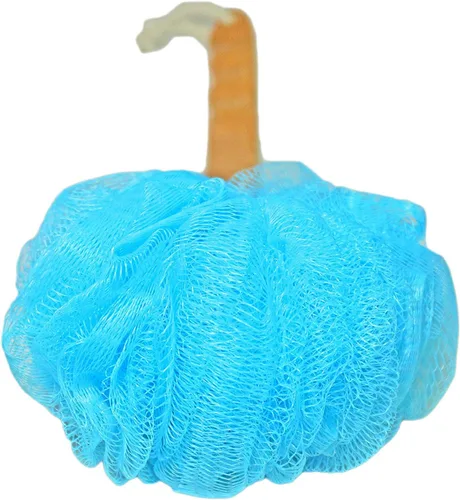 Vista 5 de Paquete de 4 esponjas de ducha para el cuerpo y la espalda – Esponja exfoliante lufa luffa cepillo de baño en un palo – con mango largo de madera
