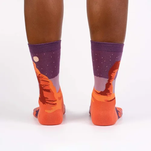 Vista 3 de Sock It To Me Calcetines Crew National Parks para mujer