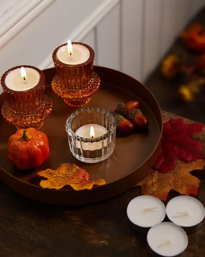 Vista 7 de Velas de Té a Granel - Paquete de 300, Más de 4.5 Horas de Combustión Completa, Velas de Té Sin Aroma, Sin Humo, Llama Brillante, Velas de Té