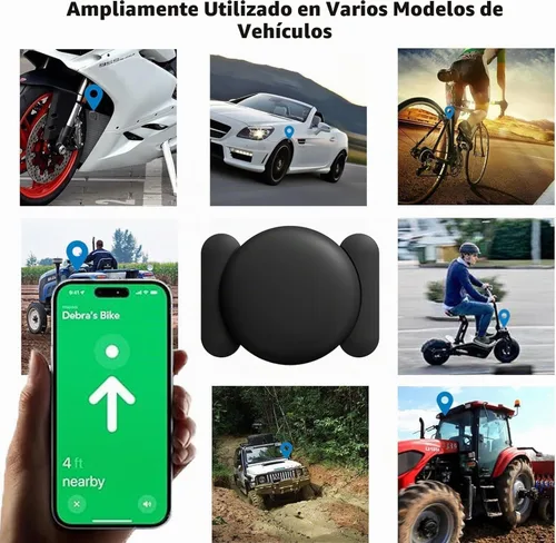 Vista 6 de Mini rastreador GPS para vehículos sin tarifa mensual, rastreador de automóvil GPS, rastreador de automóvil oculto con funda magnética, rastreador