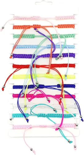 Vista 3 de Jasimkiss Juego de 12 pulseras contra el mal de ojo para mujeres, hombres, adolescentes, niñas, niños, hechas a mano, trenzadas, coloridas pulseras