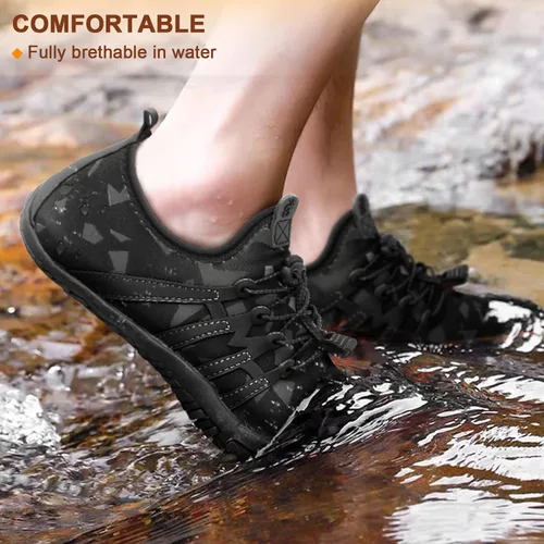 Vista 8 de BULLIANT Zapatos de agua para hombre, unisex, zapatos acuáticos descalzos para hombres y mujeres, zapatos de senderismo y natación