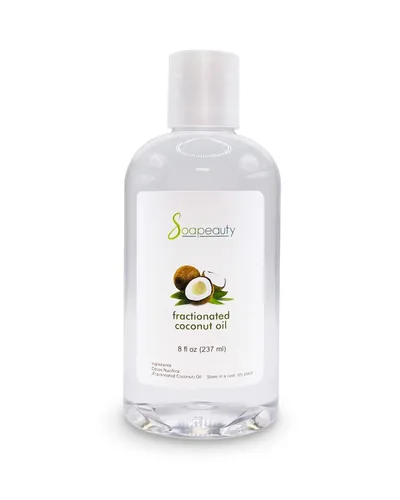 Vista 11 de Aceite de coco Soapeauty fraccionado prensado en frío refinado 100% natural disponible a granel Portador para aceites esenciales, hidratante