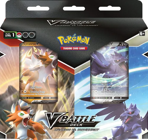 Vista 3 de Pokémon TCG: mazo de batalla V: Lycanroc vs. Corviknight