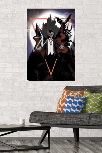 Vista 2 de Trends International Drácula - Póster de pared con ilustración, 22.375 x 34 pulgadas, versión premium sin marco