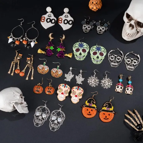 Vista 6 de Madison Tyler Halloween Earrings for Women Halloween Jewelry