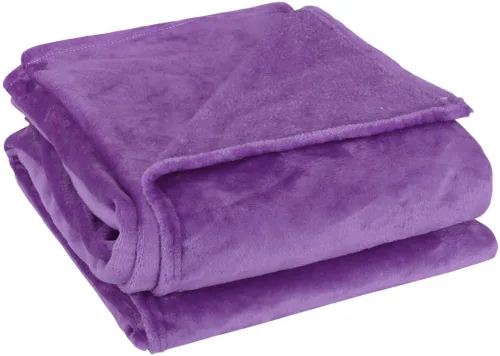 Vista 15 de uxcell Manta afelpada, suave, ligera, de microfibra, para cama o sofá