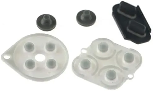 Vista 2 de Almohadillas conductoras Pieza de repuesto de almohadilla de botón de silicona conductora para Nintendo SNES SFC Controller