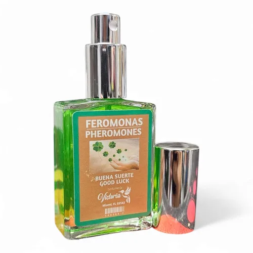 Vista 2 de Feromona Good Luck - Perfume de atracción unisex por Victoria - Buena Suerte - Botella de 1 oz