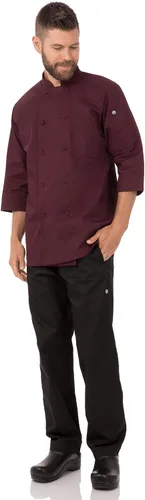 Vista 2 de Filipina básica JLCL-BER-2XL de Chef Works con manga 34