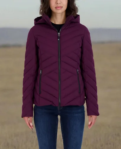 Vista 7 de Nautica - Chaqueta corta acolchada con diseño de cheurón para mujer