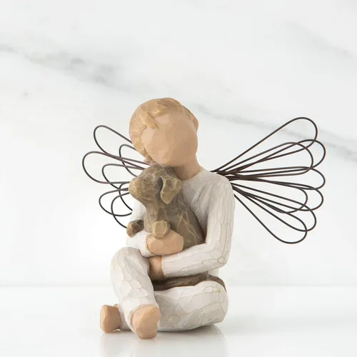 Vista 2 de Willow Tree, figurita decorativa, diseño de ángel de comodidad