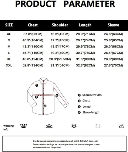 Vista 7 de ZEROYAA Camisas de algodón y lino de manga larga con botones y bolsillo para hombre
