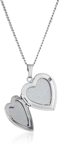 Vista 6 de Amazon Essentials Collar con medallón de corazón de flores grabadas de 14 quilates, 18 pulgadas (anteriormente colección Amazon)