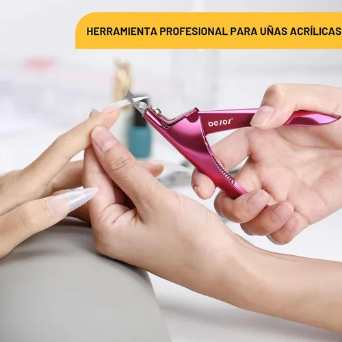 Vista 2 de BEZOX Sharp Blade - Cortaúñas acrílicas, cortadores de puntas de uñas profesionales y de alta precisión, cortador de uñas postizas para puntas