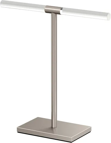 Vista 10 de Gatco 1444B, Soporte para Toallas de Mano Independiente con Base Rectangular Moderna, Latón Cepillado / 10.50" de ancho x 11.13" de alto Soporte