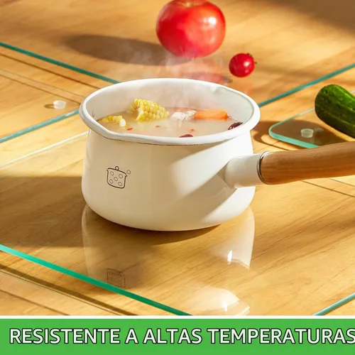 Vista 3 de Tabla de cortar de vidrio templado de 12 x 16 pulgadas, duradera, inastillable, resistente al calor, a prueba de arañazos, apta para lavavajillas