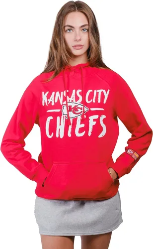 Vista 11 de Ultra Game Sudadera con capucha oficial de la NFL con cuello de lazo súper suave para mujer