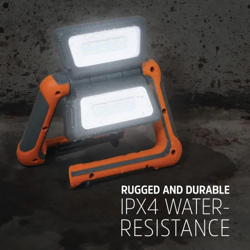 Vista 2 de Energizer Linterna LED recargable, luz de trabajo brillante de varios paneles, linterna de campamento resistente al agua, cable de carga micro USB