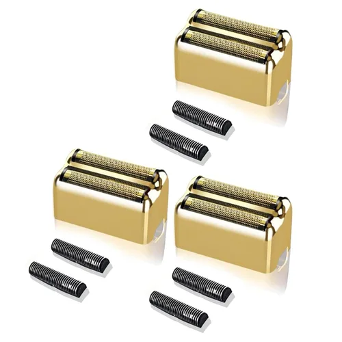Vista 7 de Lámina de repuesto y cortador para máquinas de afeitar Babyliss Pro MetalFX de doble lámina, 2 unidades, color negro