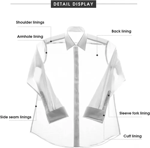 Vista 6 de Camisas de vestir para hombre, manga larga, ajustadas, con botones, casual, con bolsillo