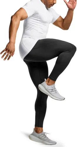 Vista 6 de TSLA - Paquetes de 1 o 3 camisetas de compresión para hombre, FPU 50+, de secado rápido, de manga corta, camiseta de entrenamiento atlético