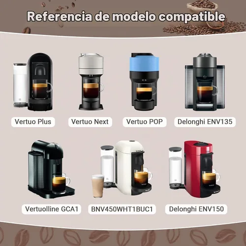 Vista 3 de Cápsulas reutilizables compatibles con Nespresso Vertuo Plus/Next/POP
