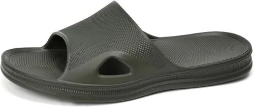 Vista 13 de FUNKYMONKEY - Sandalias antideslizantes para hombres, para baño, playa, interiores