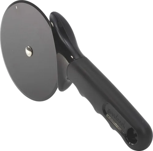 Vista 4 de GoodCook Cortador de pizza jumbo diario con rueda antiadherente de acero inoxidable
