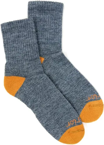 Vista 5 de Warrior Alpaca Socks - Comodidad acolchada retro sólido cuarto de cuello redondo para adultos - Unisex