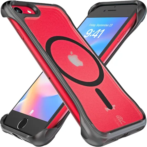 Vista 16 de REBEL Funda para iPhone 8 Plus, serie 7 Plus, lados expuestos Gen-1 para mayor comodidad, protección y a prueba de golpes, ajuste delgado, sin