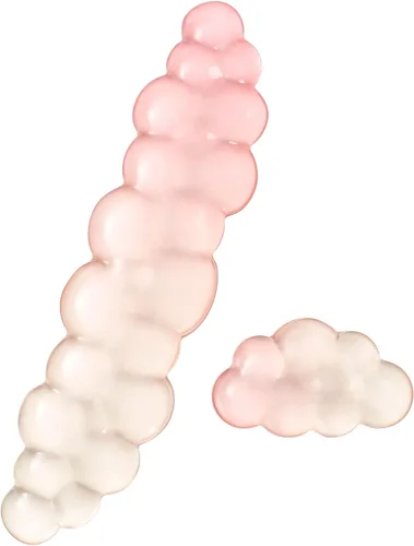 Vista 9 de Set de reposamuñecas ergonómico de gel de silicona para teclado y ratón Cloud – Reposamuñecas transparentes para teclado de computadora 60%/68%/75%