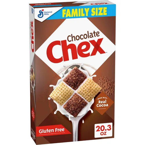 Vista 12 de Cereal de Arándanos Chex, Cereal para el desayuno sin gluten, hecho con grano integral, 12 onzas