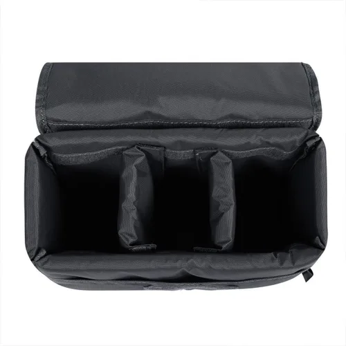 Vista 6 de S-ZONE - Bolsa impermeable a prueba de golpes y plegable para lentes de cámara, para Canon, Nikon Gris