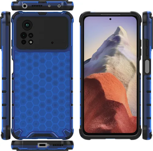 Vista 103 de Funda para Xiaomi Poco M3 cubierta,Funda para Xiaomi Poco M3 Funda 2 en 1 Teléfono Funda Negro
