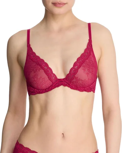 Vista 76 de Natori - Sujetador de encaje para mujer con inmersión, diseño de plumas Cafe