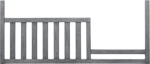 Vista 5 de Soho Baby Manchester - Kit de conversión de riel de protección de cuna a cama infantil, hierro negro liso, certificado GreenGuard Gold