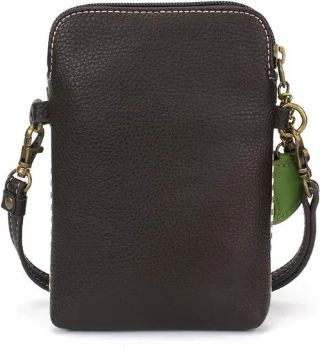 Vista 6 de CHALA - Bolso cruzado para teléfono celular, bolso de mano de pulsera multicolor para mujer con correa ajustable
